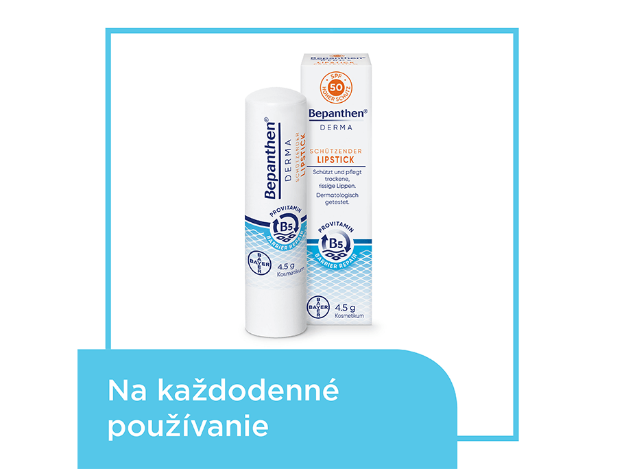 Bepanthen DERMA balzam na pery každodenné používanie