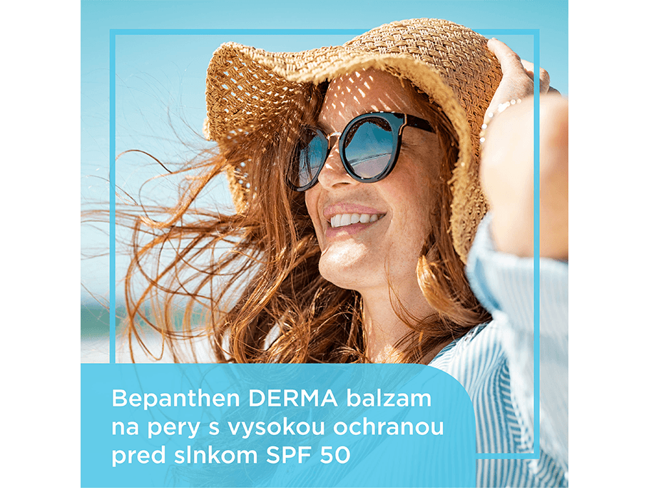 Bepanthen DERMA balzam na pery spf 50