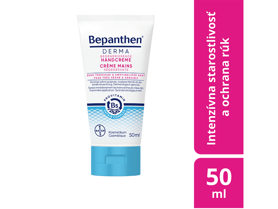 Bepanthen DERMA ošetrujúci a ochranný krém na ruky